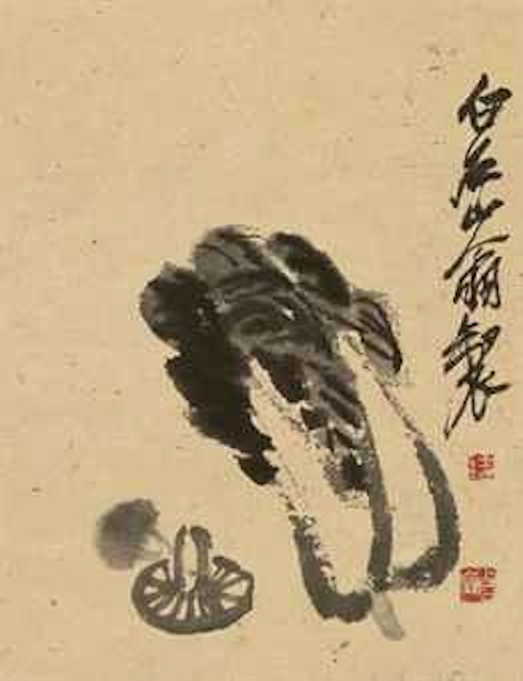 Cabbage and Mushrooms by Qi Baishi
