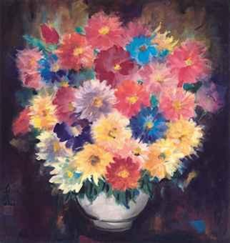 Flowers in Bloom by Lin Fengmian