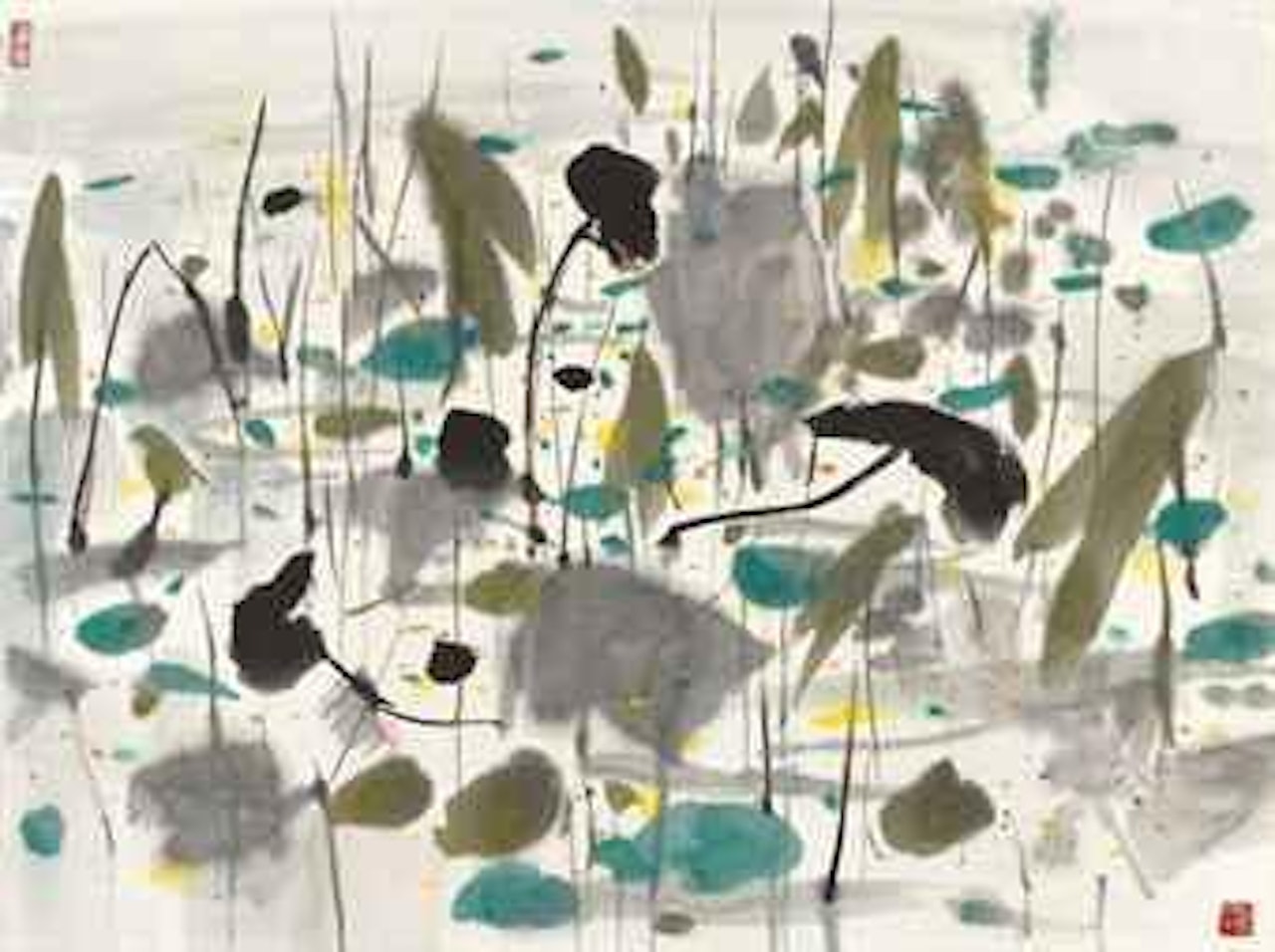 Lotus by Wu Guanzhong