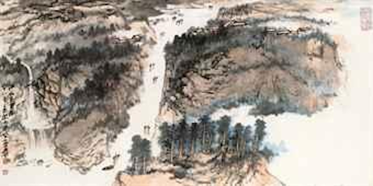 Landscape of a Thousand Miles by Zhang Daqian