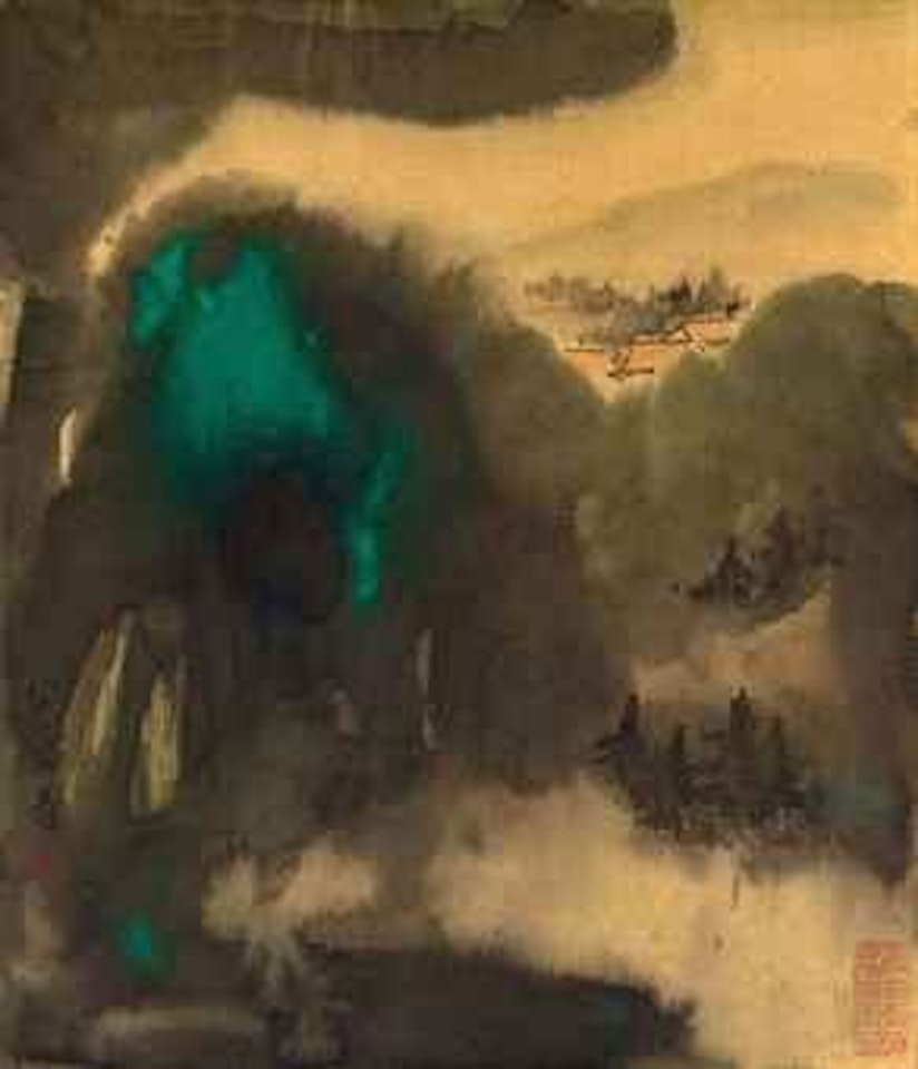 Spring Landscape after Rain by Zhang Daqian
