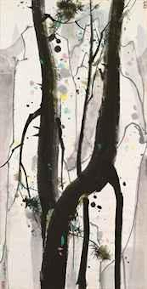 Pine Trees on Mount E'mei by Wu Guanzhong