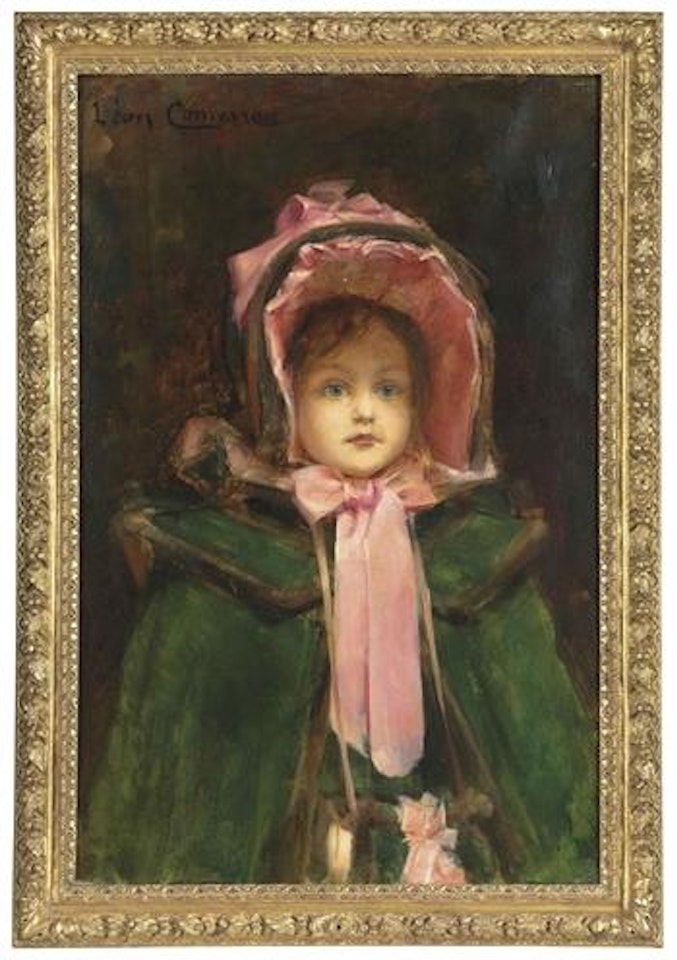 Capeline Velours Vert by Leon Comerre