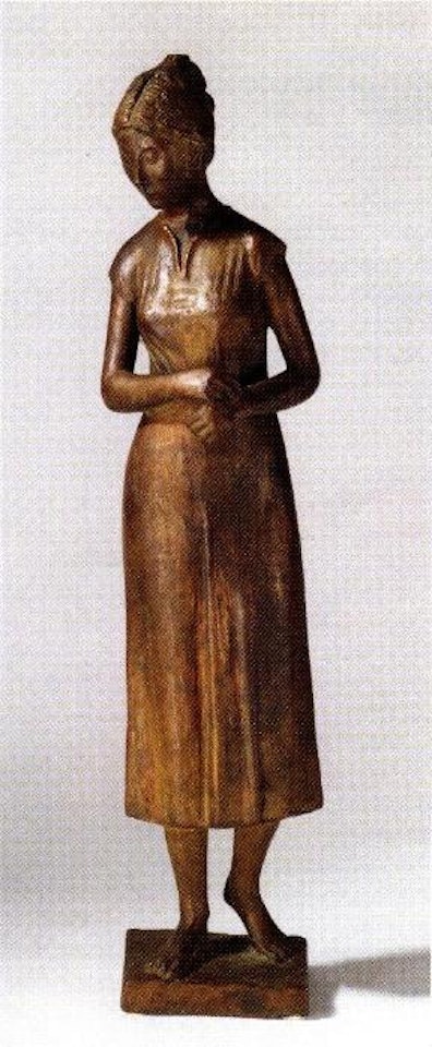 Elaine, im Hemd by Gerhard Marcks