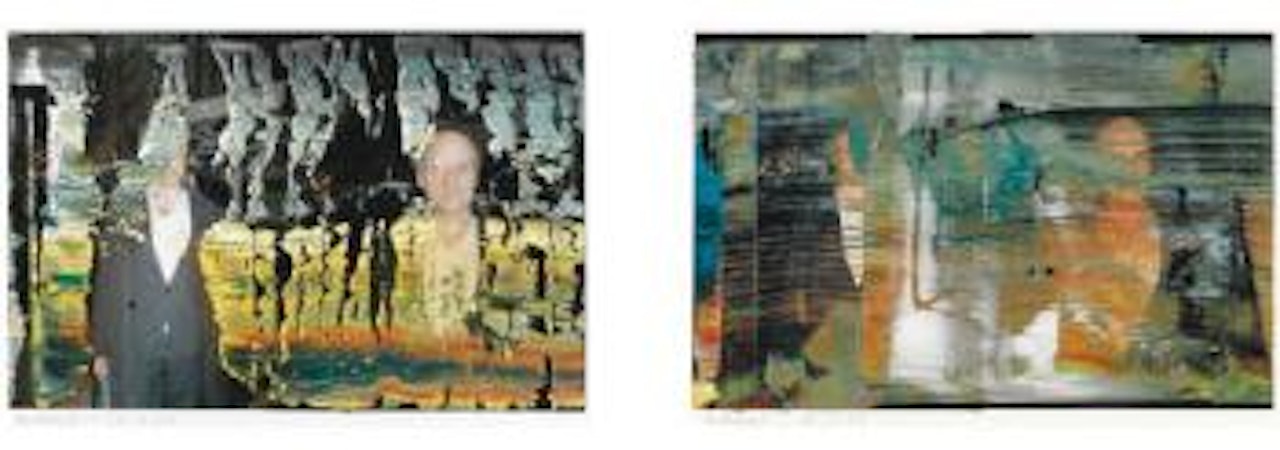 20.5.07; 21.5.07 (Diptych) by Gerhard Richter