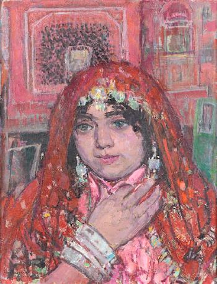 A girl from Udaipur by Leon Gaspard