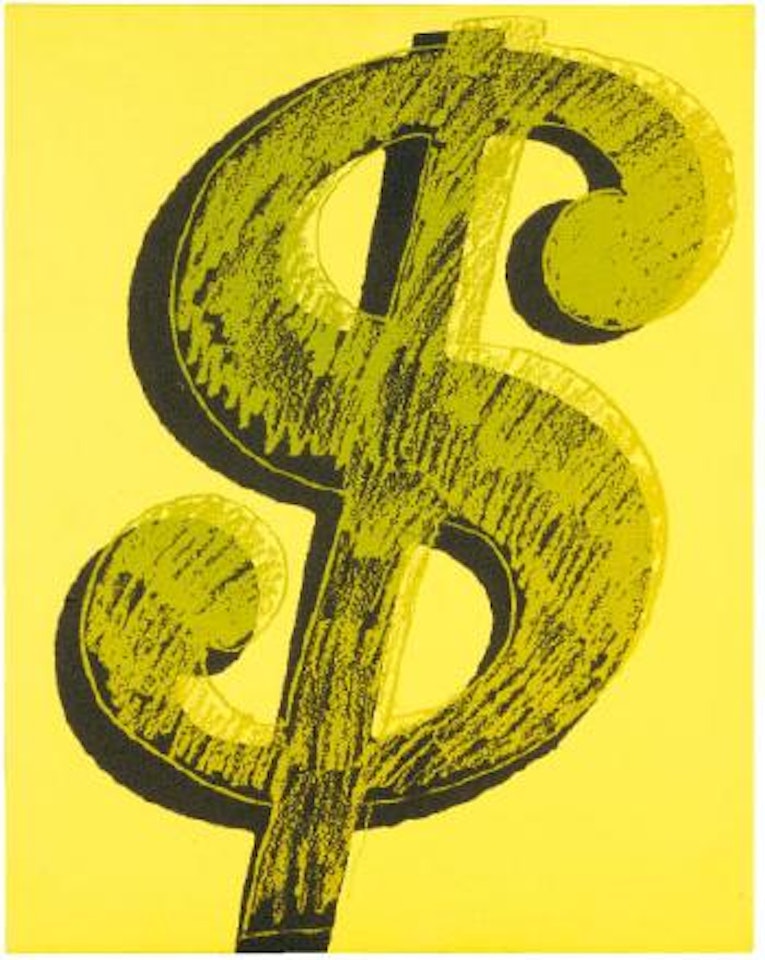 Dollar Sign by Andy Warhol