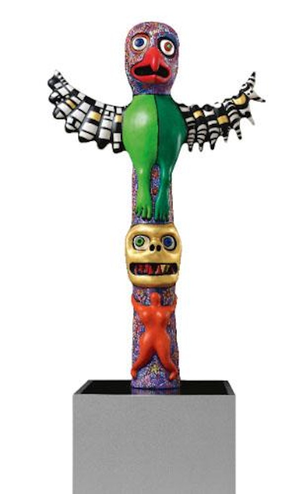 Bird Head Totem by Niki de Saint Phalle