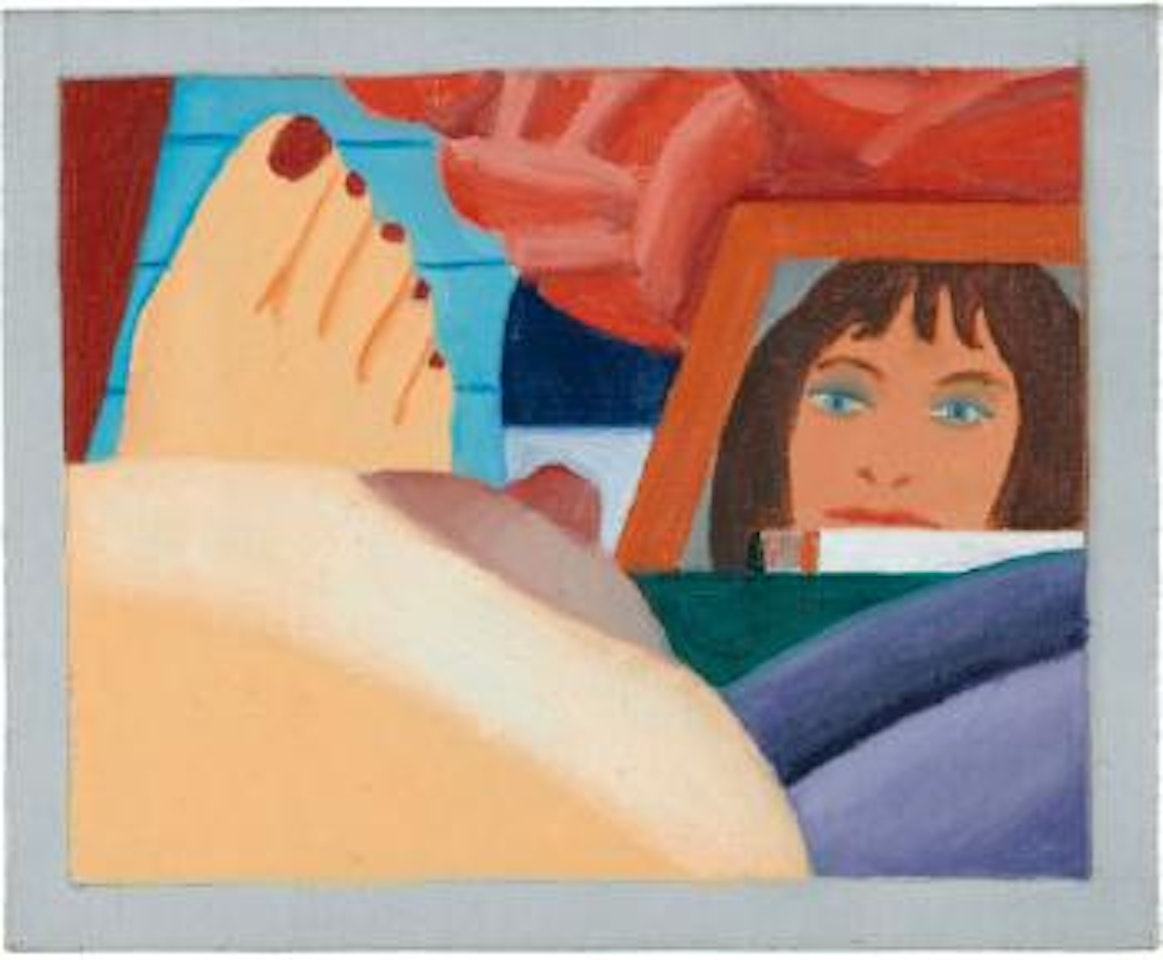 Study For Bedroom Painting (Daniele) Tit And Foot by Tom Wesselmann