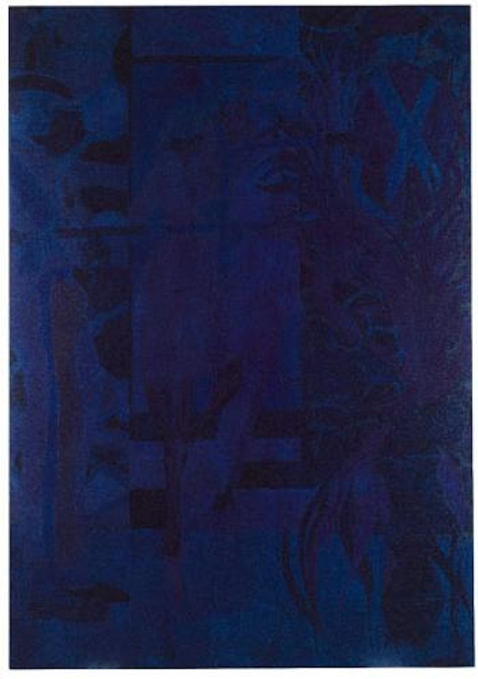 Blue Steps (Fall From Grace) by Chris Ofili