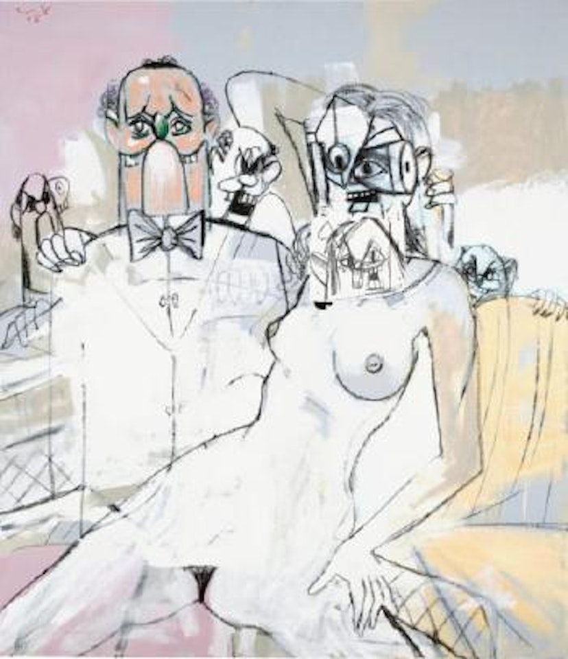 Rodrigo And Friends by George Condo