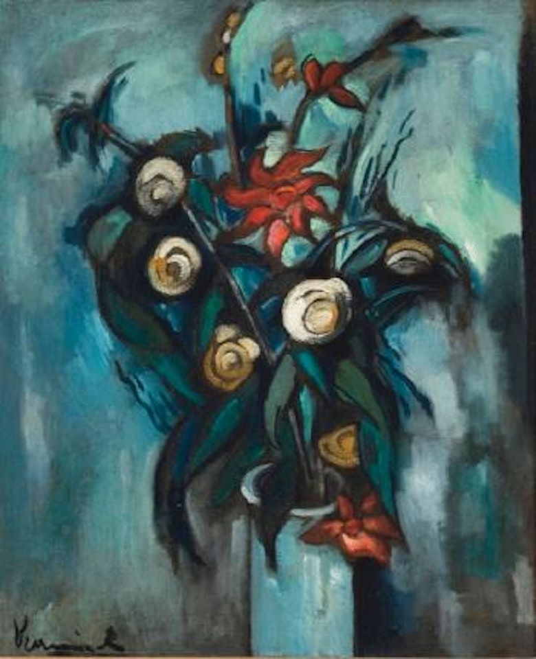 Vase de fleurs, rouges et jaunes by Maurice de Vlaminck