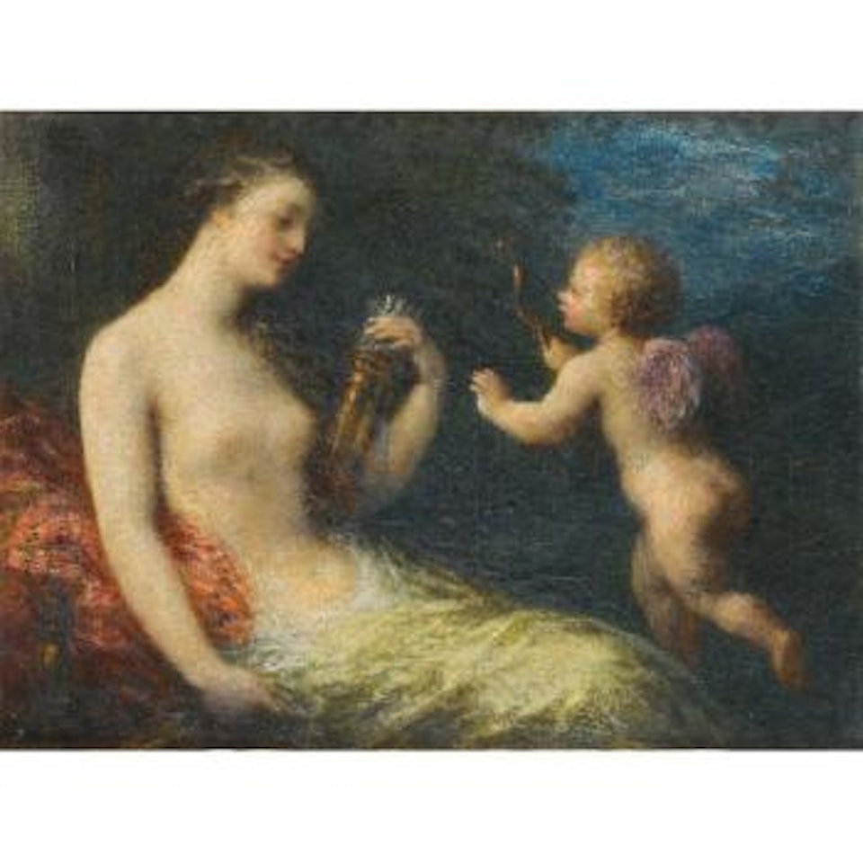 Venus Et Cupidon by Henri Fantin-Latour