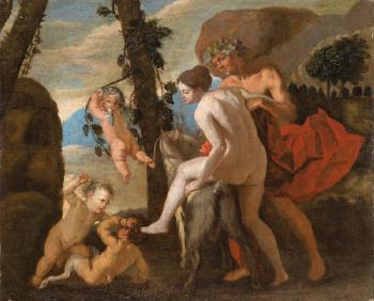 Vénus, Faune Et Putti by Nicolas Poussin