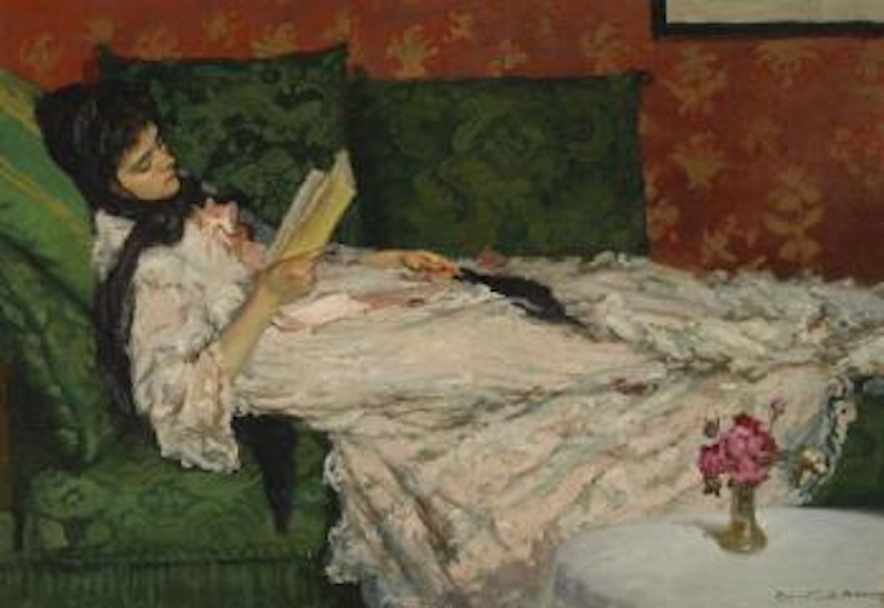 Femme Lisant by Rupert Charles Wulsten Bunny