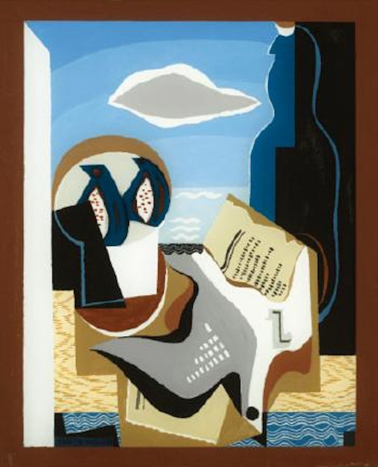 Composition À L'oiseau by Louis Marcoussis