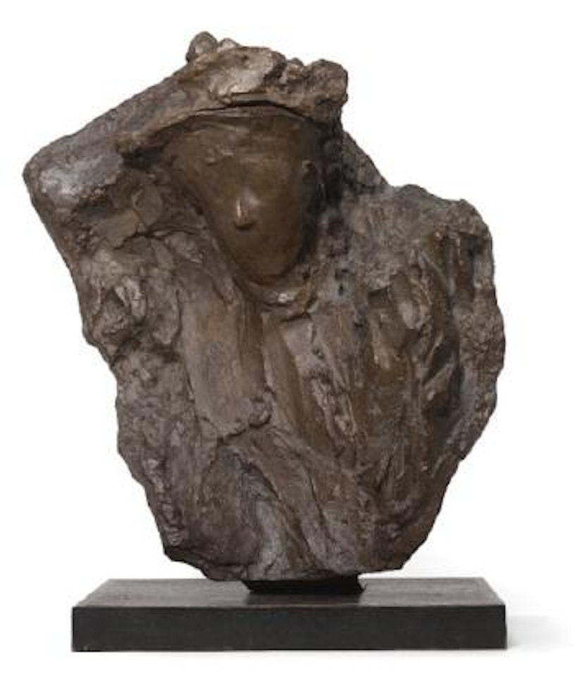 Impression De Boulevard: La Femme À La Voilette (Dame À La Voilette) by Medardo Rosso