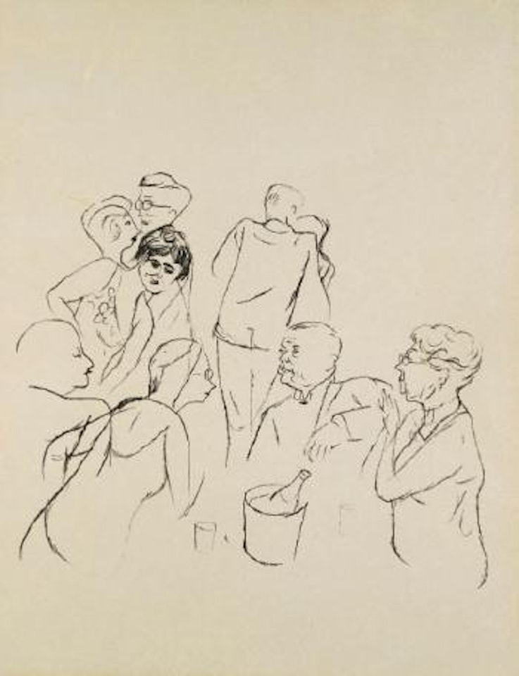 Tanzbar, Berlin (Dance Hall, Berlin) by George Grosz