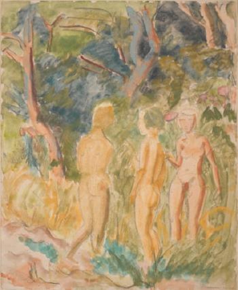Frauen Unter Bäumen (Women In The Trees) by Erich Heckel