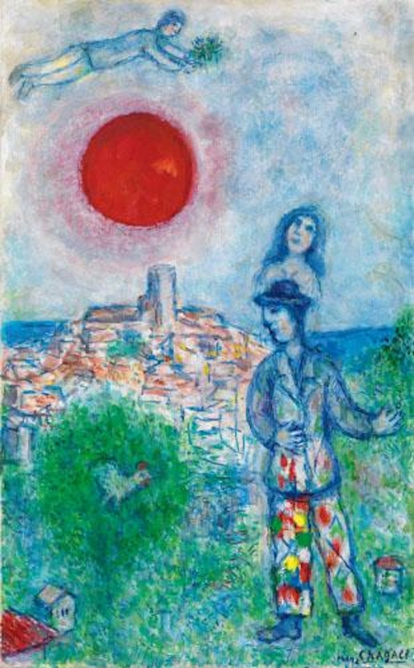 L'arlequin De Saint-paul by Marc Chagall