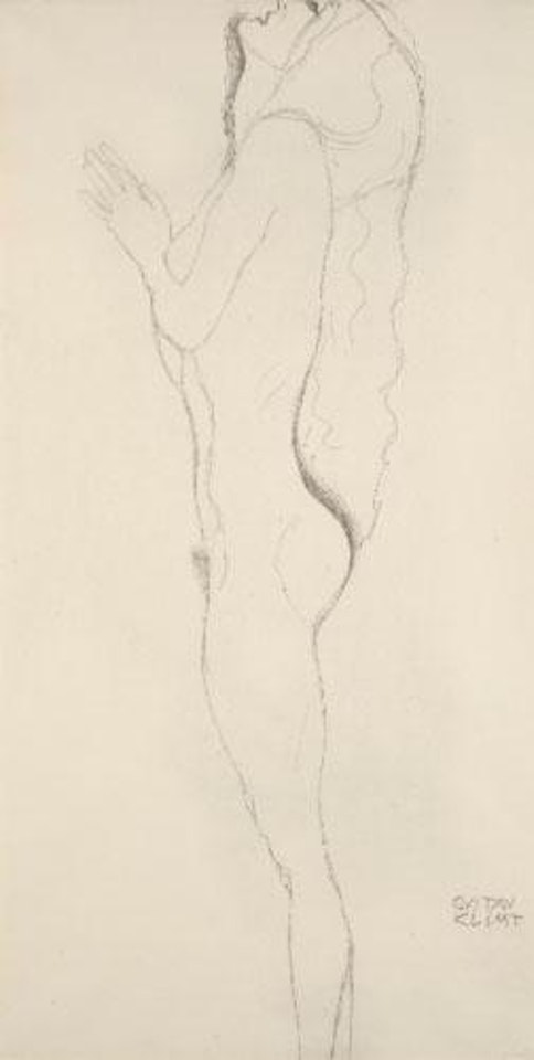 Stehender Akt (Standing Nude) by Gustav Klimt