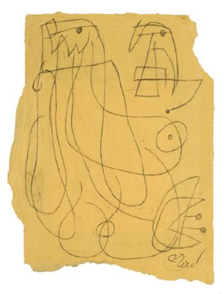 Personnage, Oiseau by Joan Miró