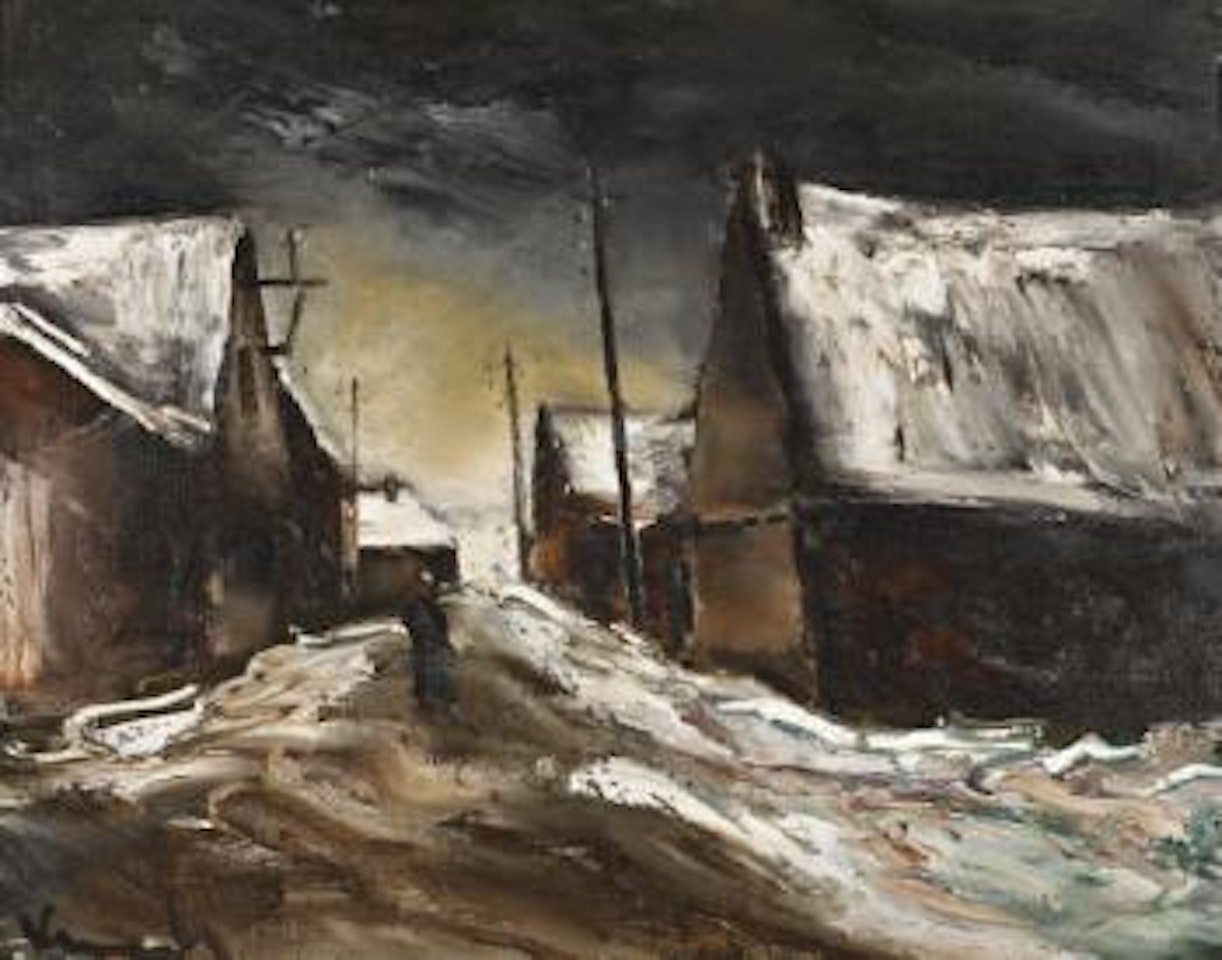 Route Sous La Neige by Maurice de Vlaminck