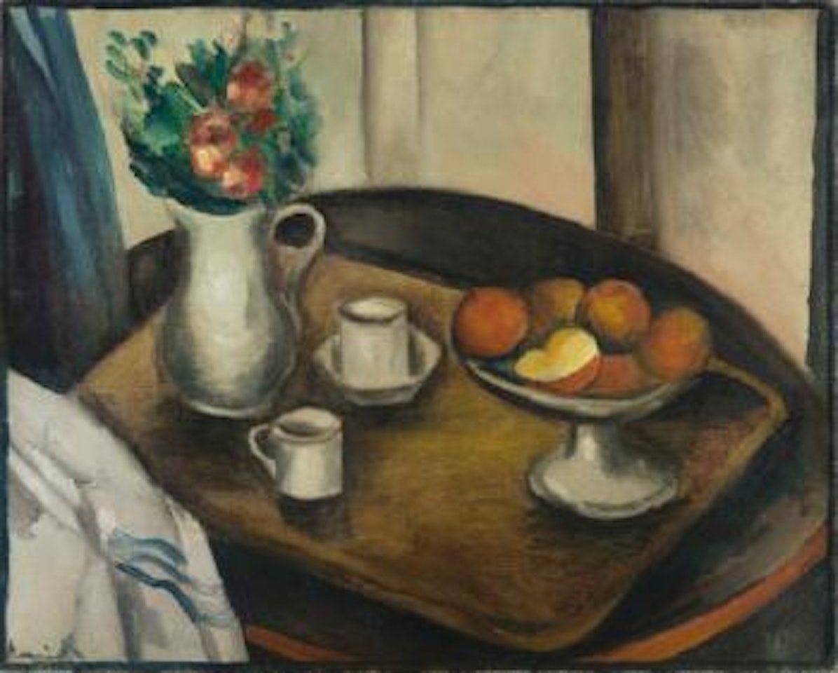 Nature Morte Au Bouquet Et Au Compotier by Maurice de Vlaminck