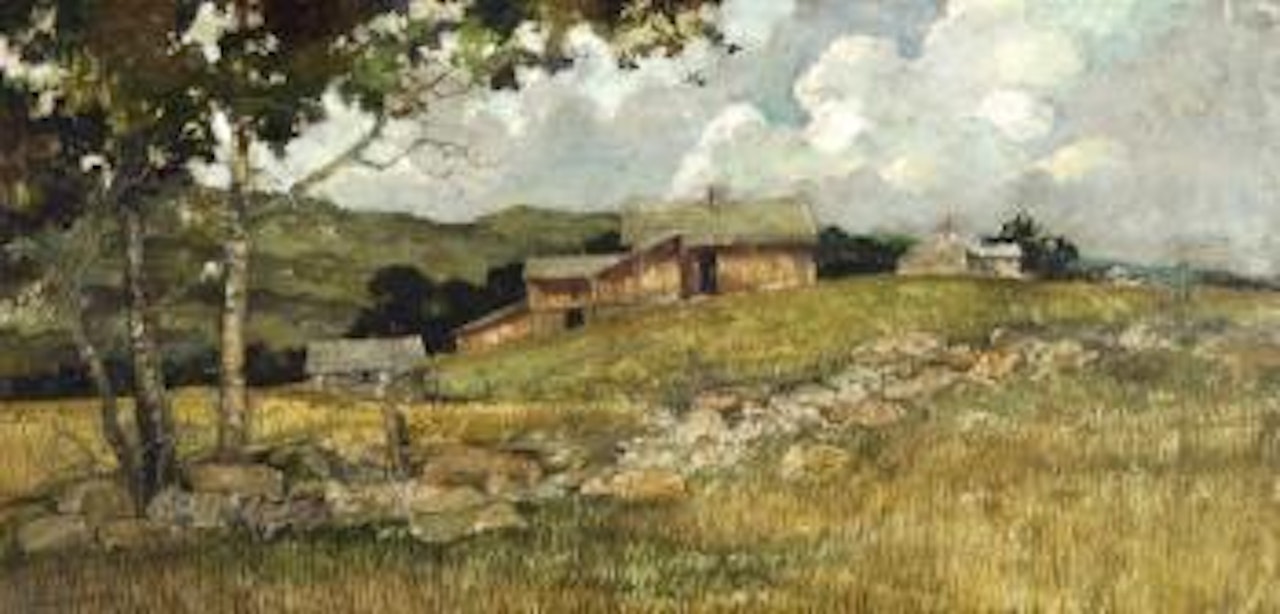 The hill farm by Eric Sloane