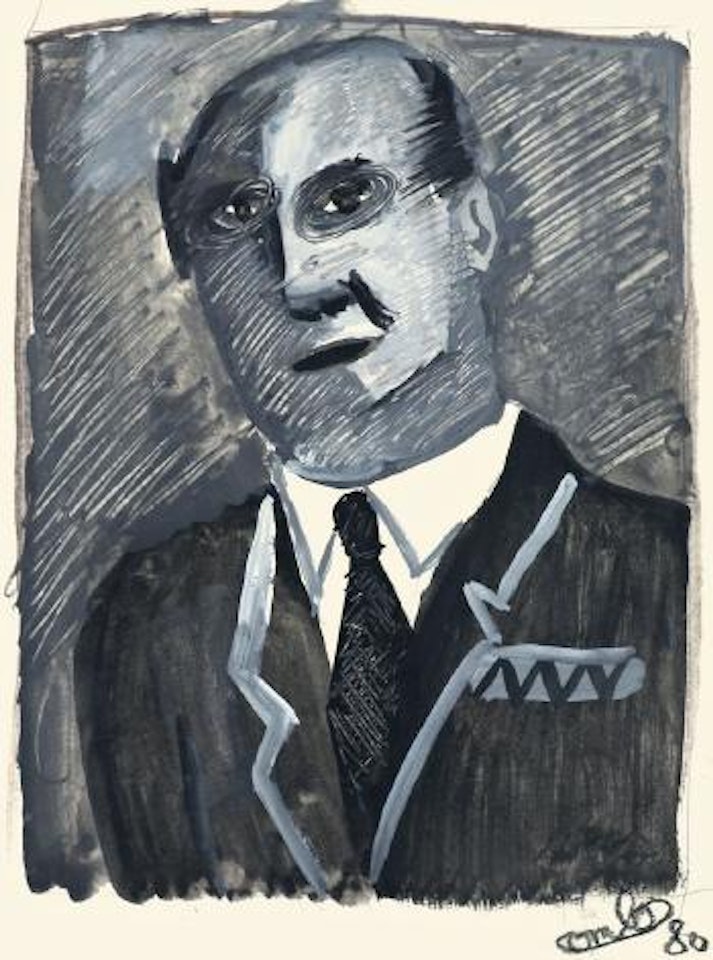 Monsieur le direct coeur by Robert Combas