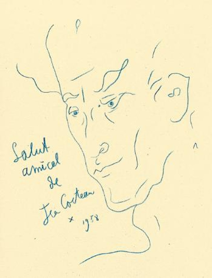 Selbstportrait by Jean Cocteau