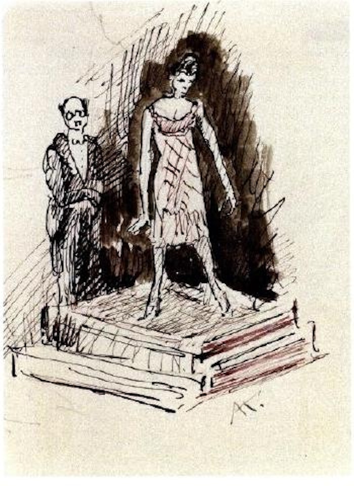 Der erste Auftritt von Marianne by Alfred Kubin