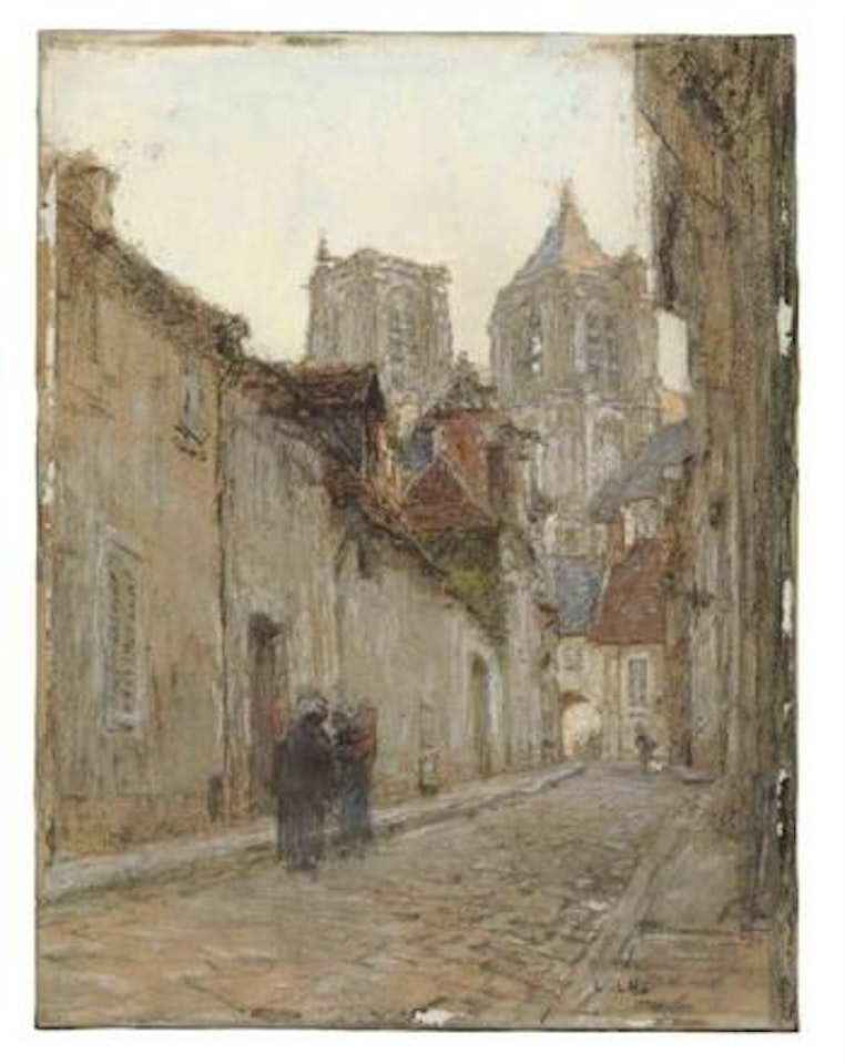 Rue à Bourges by Léon Augustin Lhermitte