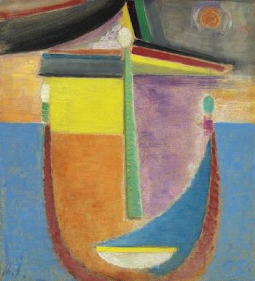 Abstrakter Kopf: Komposition by Alexej von Jawlensky