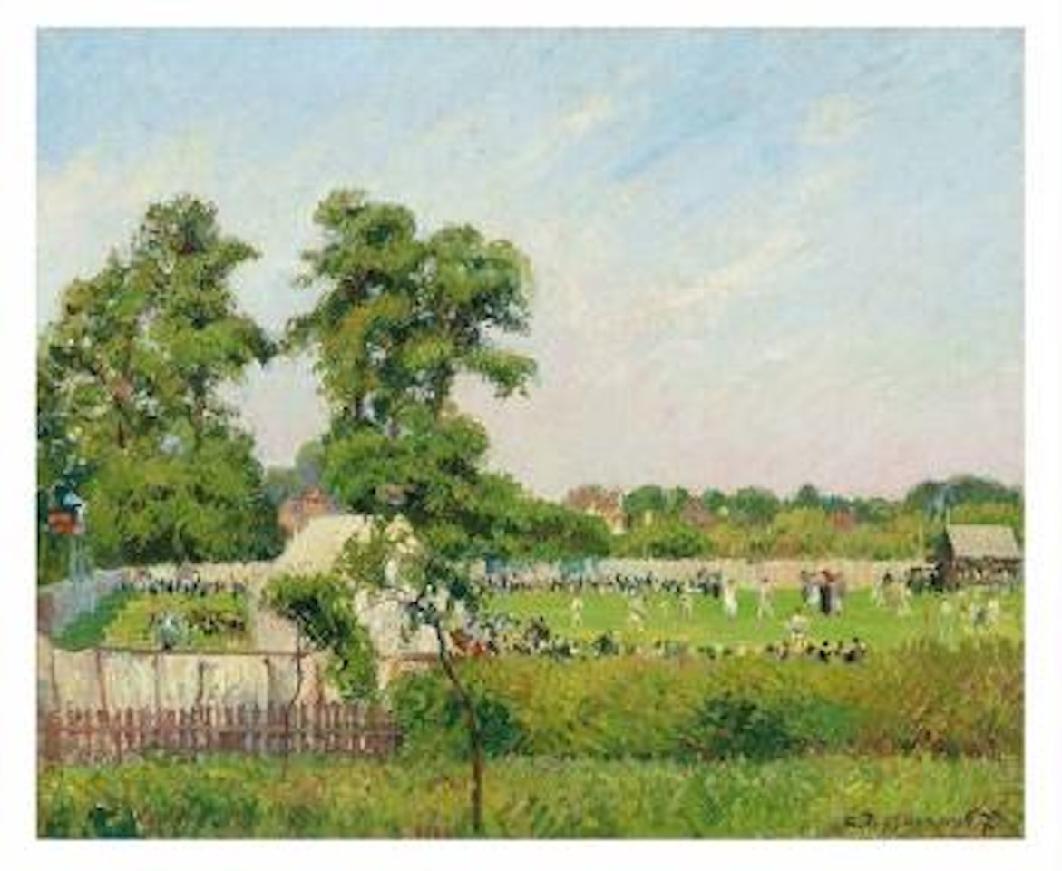 Match de cricket à Bedford Park, Londres by Camille Pissarro