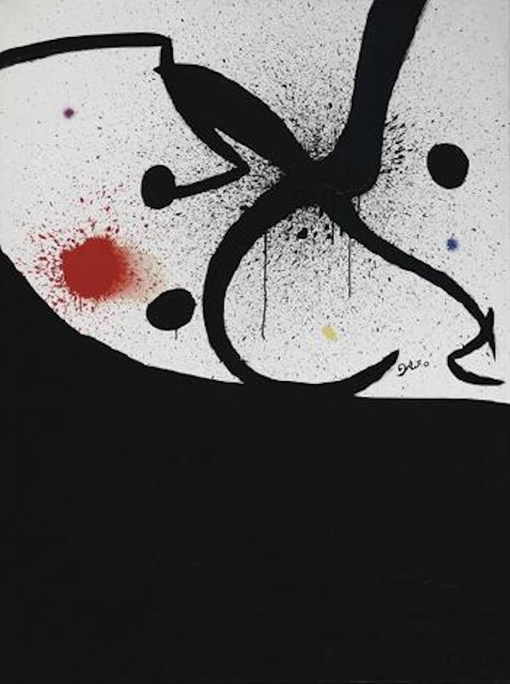 Oiseau, insecte, constellations by Joan Miró