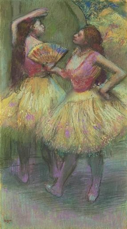 Avant l'entrée en scène (Deux danseuses) by Edgar Degas