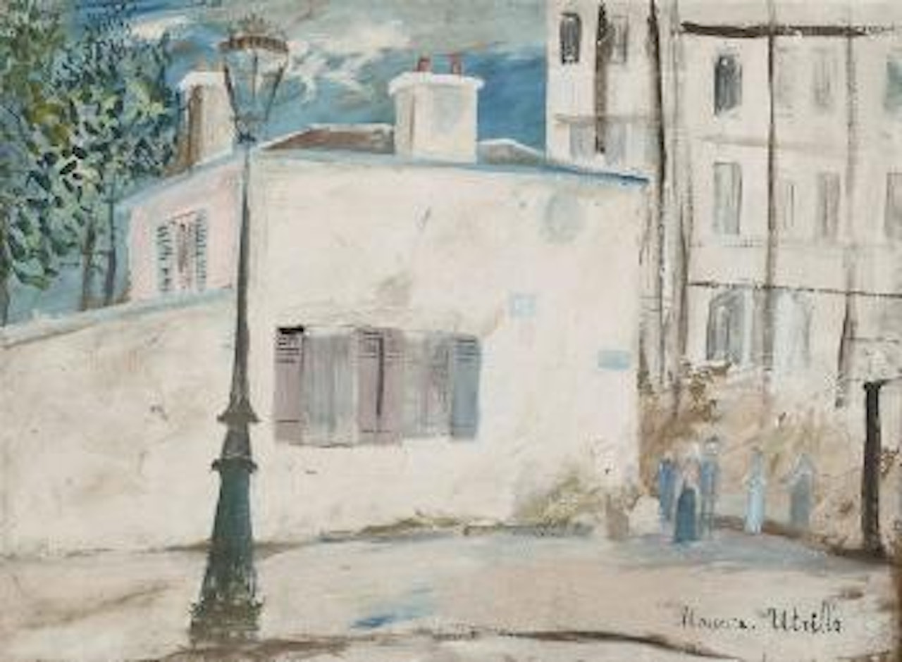 La maison de Berlioz, rue du Mont-Cenis à Montmartre by Maurice Utrillo