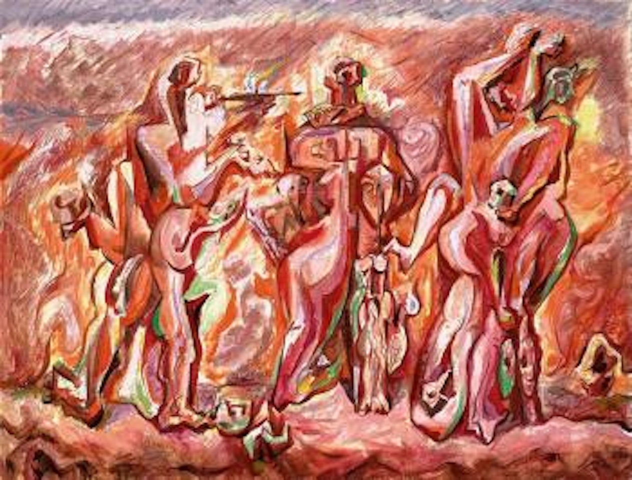 Les messagers d'Hybris by André Masson