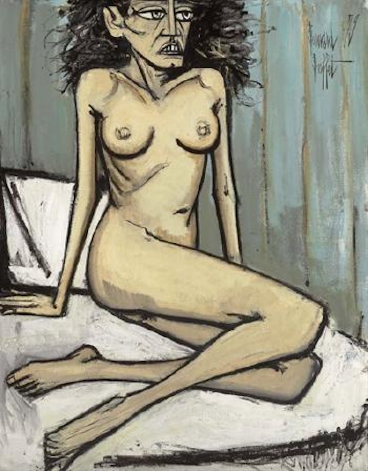 Nu assis by Bernard Buffet