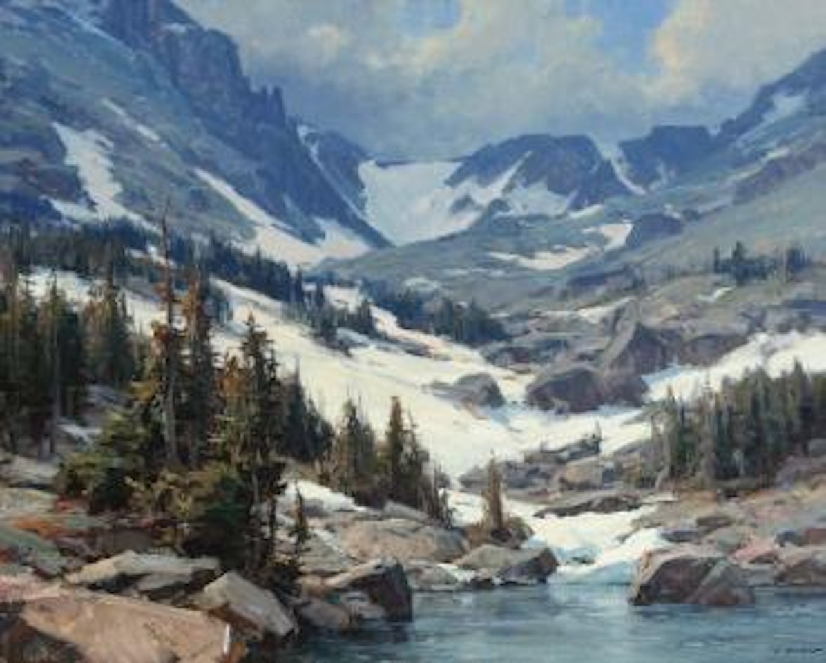Lake Haiyaha by Clyde Aspevig