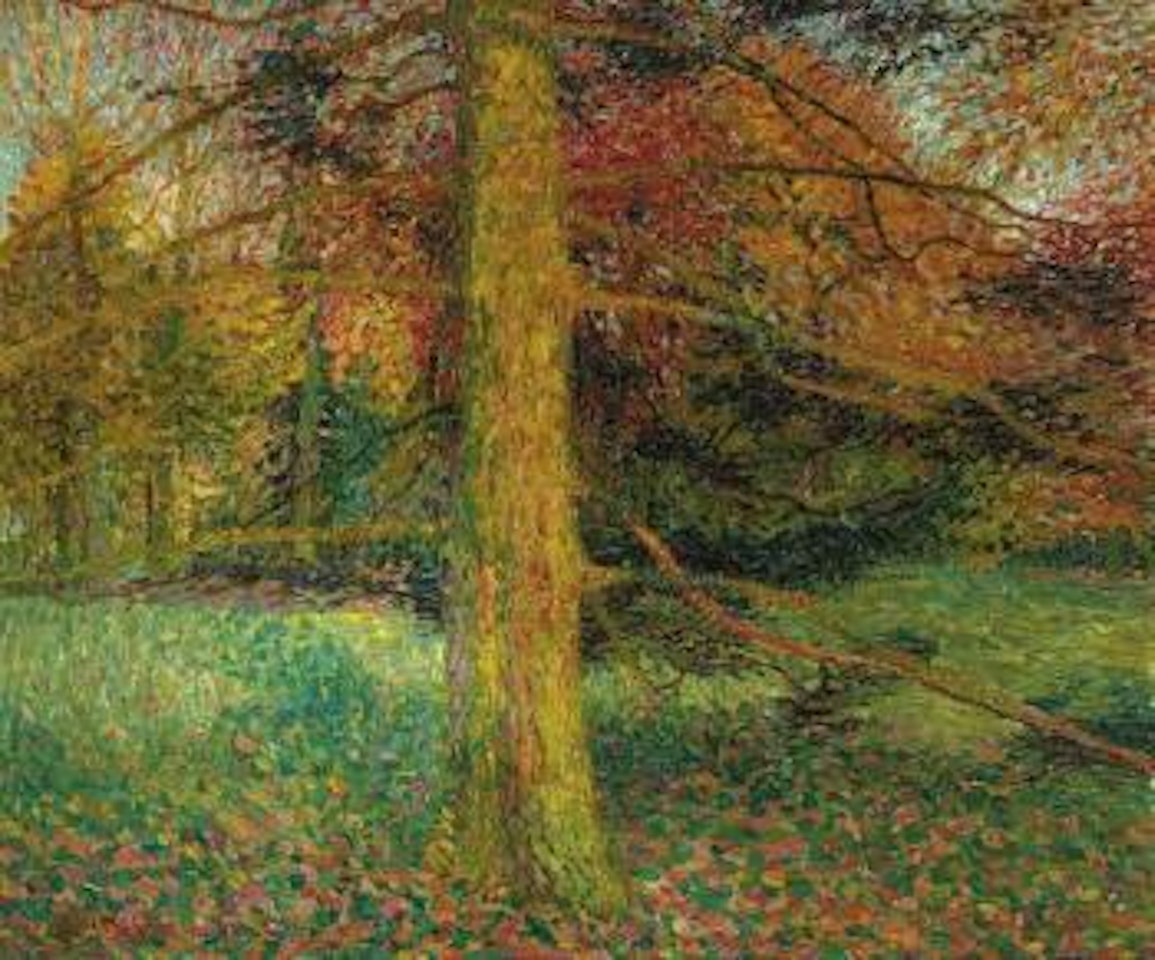 Fôret d'automne, Sint-Martens-Latem by Leon de Smet
