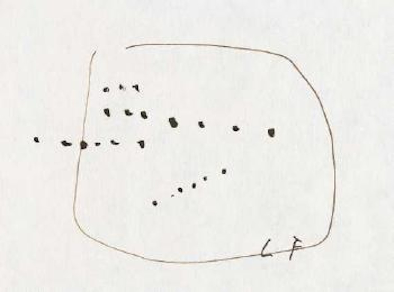 Concetto spaziale by Lucio Fontana