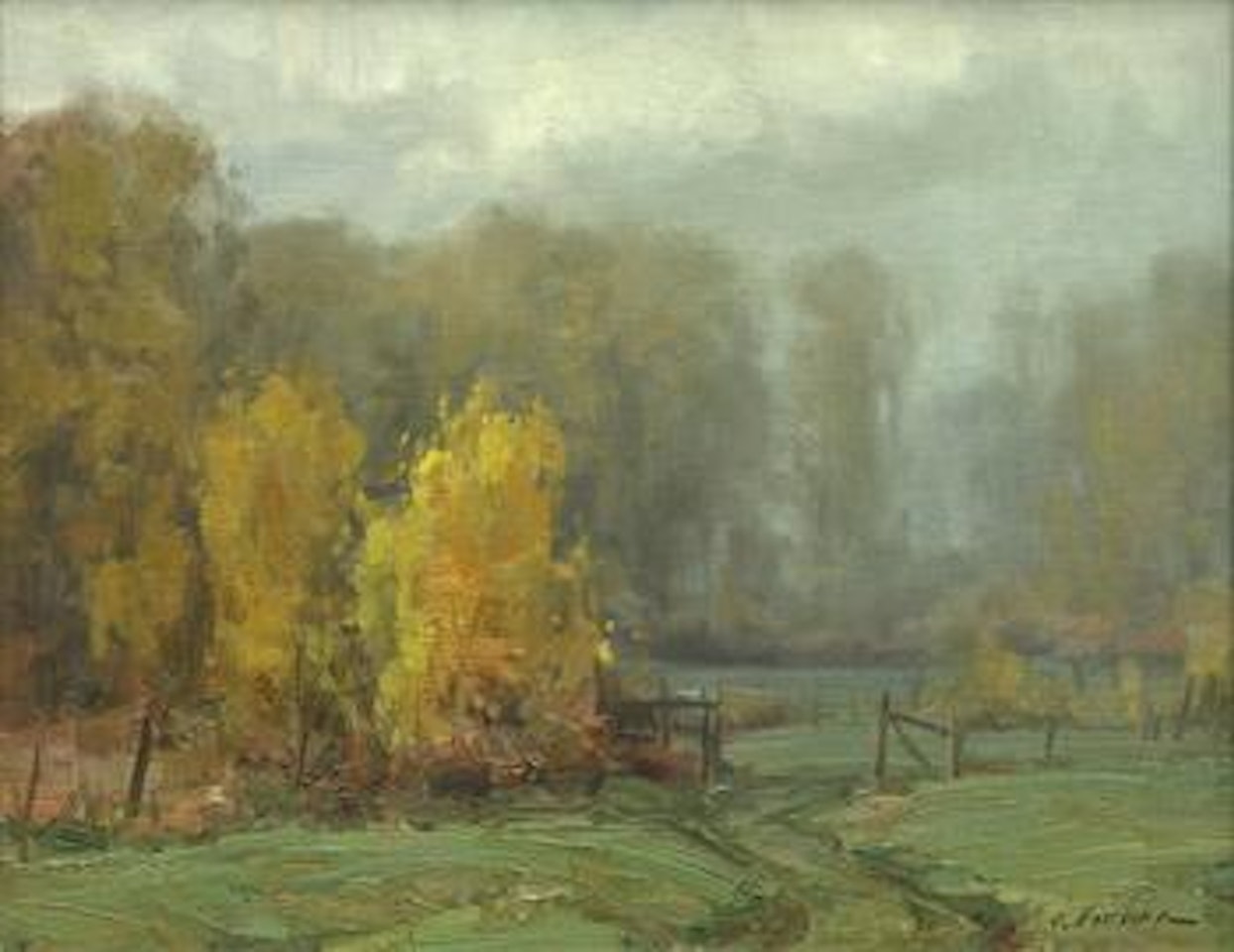 Foggy morn by Clyde Aspevig