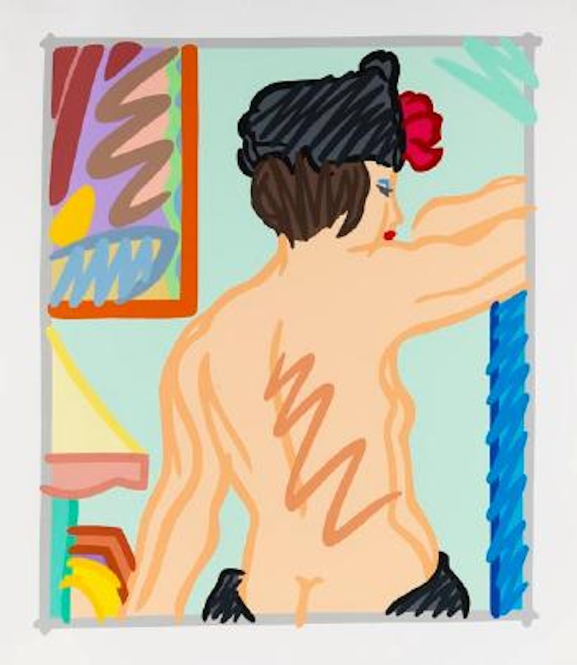 Judy with black hat by Tom Wesselmann