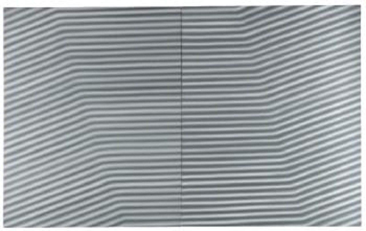 Wellblech (Corrugated Iron) by Gerhard Richter