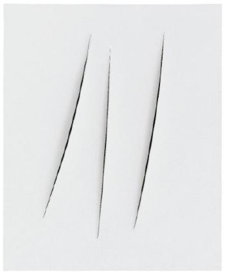 Concetto Spaziale, Attese by Lucio Fontana