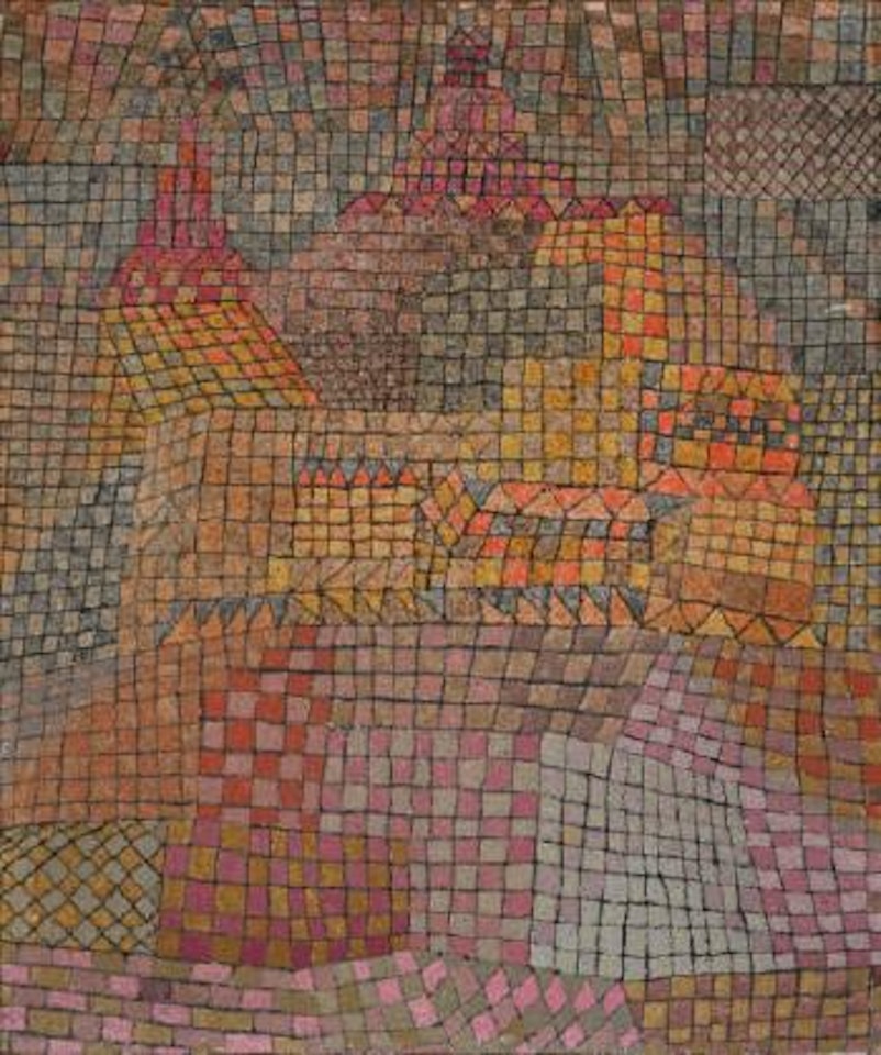 Stadtburg KR. (Town Castle KR.) by Paul Klee