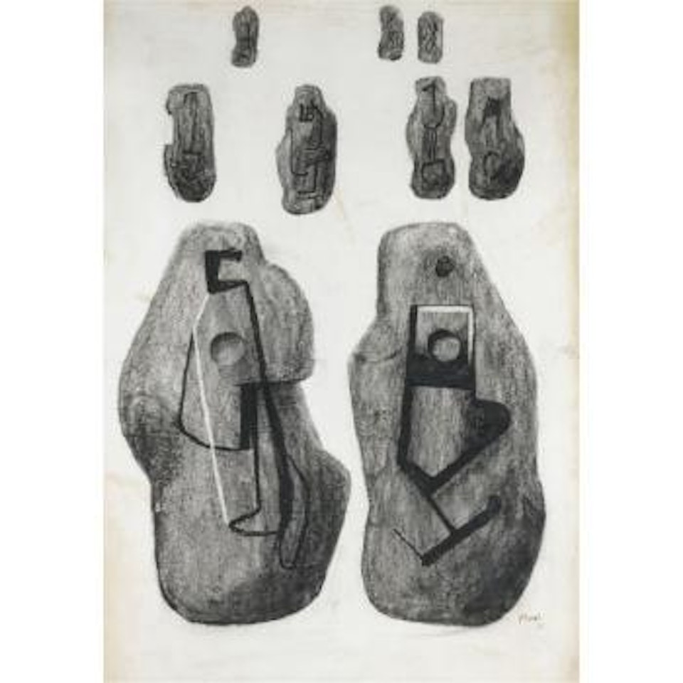 Ideas For Stone Carving by Henry Moore