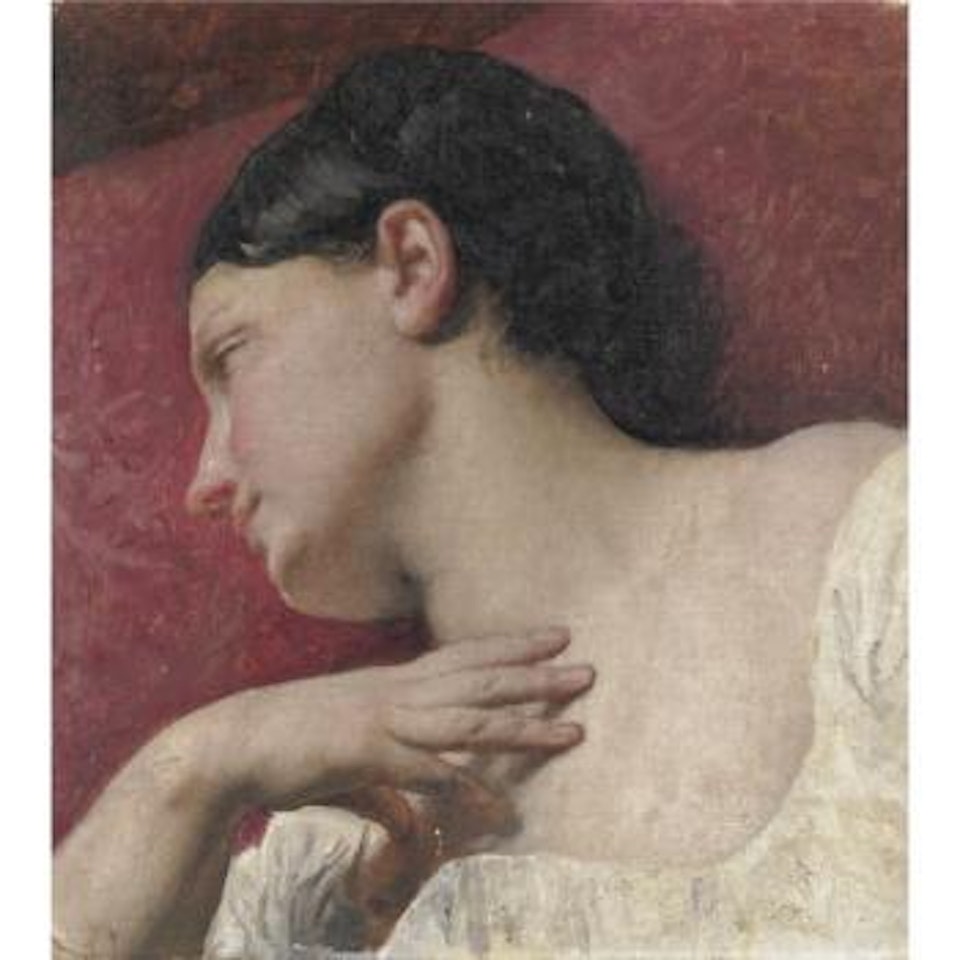 Testa Di Donna (Studio Dal Vero) by Francesco Hayez